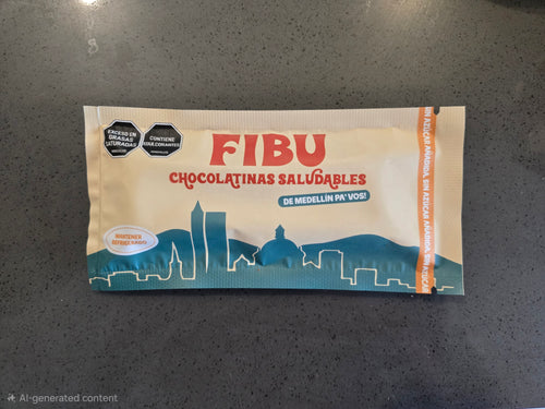 Chocolatinas Saludables FIBU - Caja x 12 Unidades