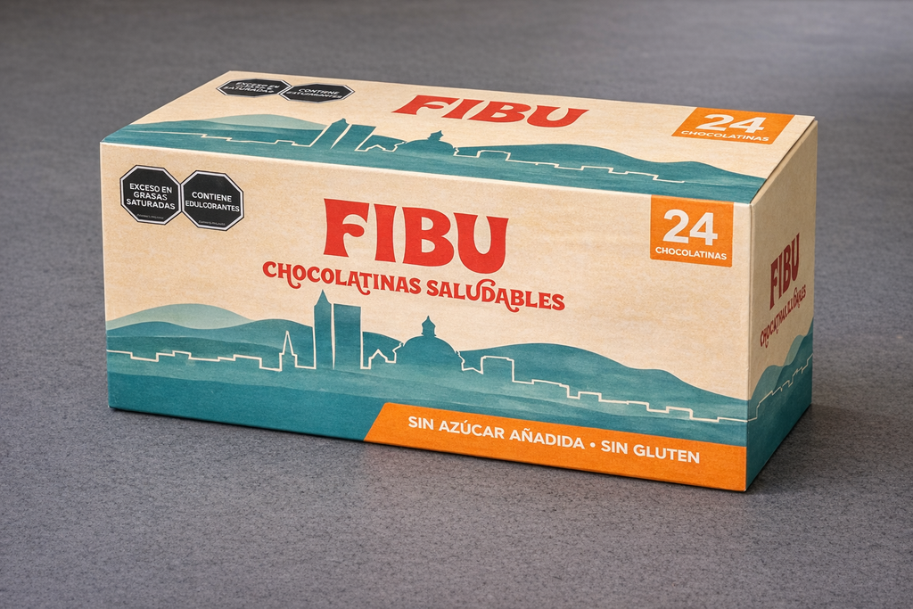 Chocolatinas Saludables FIBU - Caja x 24 Unidades